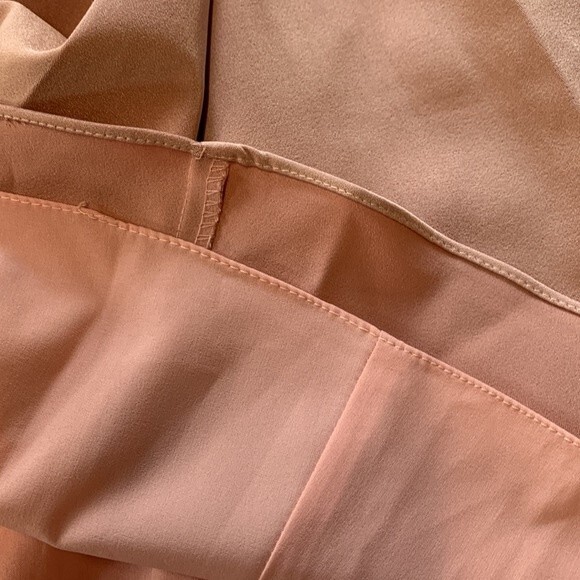 NWOT LA FEMME | Ruffle Off the Shoulder Pink Fit & Flare Mini Dress 2 - Picture 9 of 13